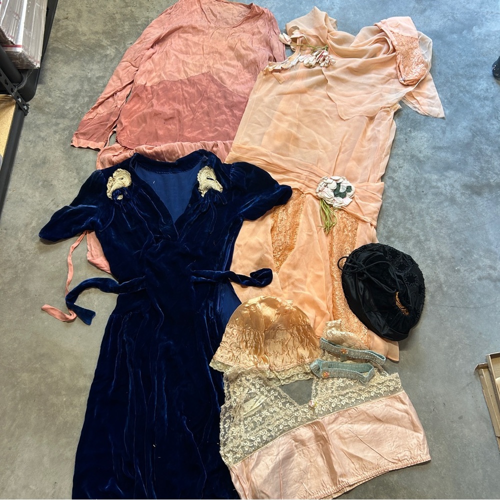 Flawed antique dress bundle